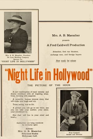 Poster Night Life in Hollywood 1922