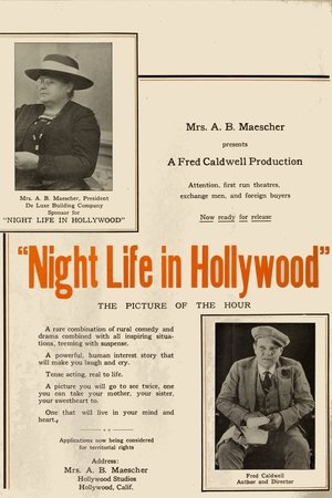 Poster Night Life in Hollywood 1922