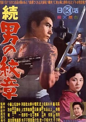 Poster 続　男の紋章 1963