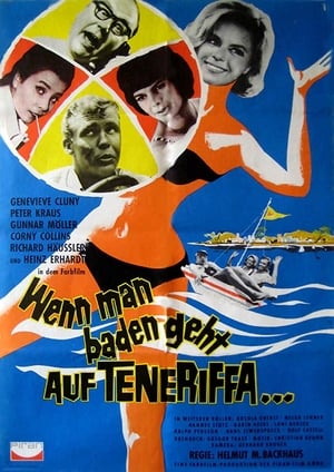 Poster Wenn man baden geht auf Teneriffa 1964