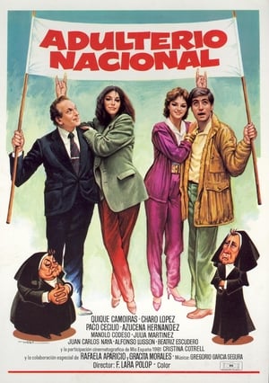 Poster Adulterio nacional 1982