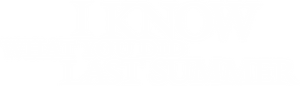 I Know What You Did Last Summer logo