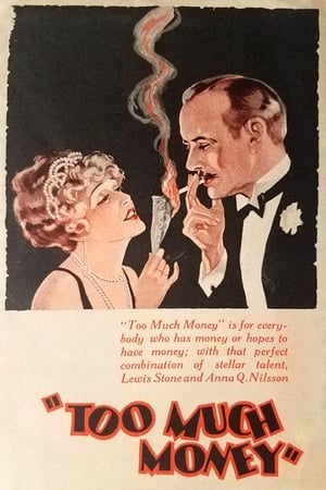 Poster Too Much Money 1926