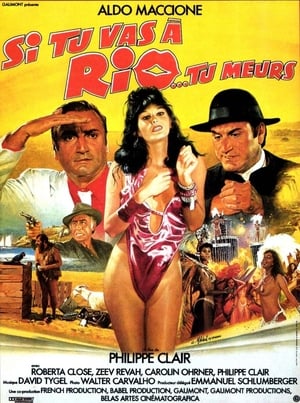 Poster Si tu vas à Rio... tu meurs 1987