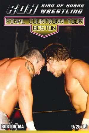 Poster ROH: The Final Countdown Tour - Boston 2009