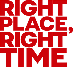 Right Place, Right Time — Logos 1