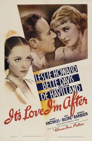 Poster It's Love I'm After 1937