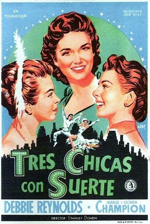 Poster Tres chicas con suerte 1953