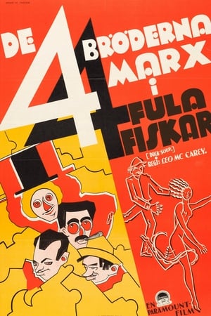 Poster Bröderna Marx: Fyra fula fiskar 1933