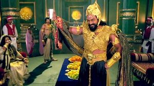 Ravan Celebrates his Victory