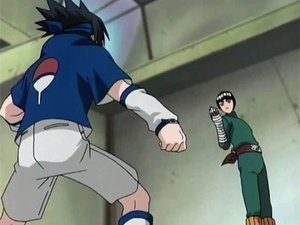 Naruto Clássico Dublado – Episódio 22 – Desafio Chunnin: Rock Lee contra Sasuke!