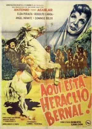 Poster Aquí está Heraclio Bernal 1958