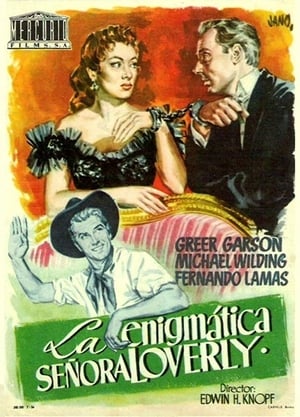 Poster La enigmática señora Loverly 1951