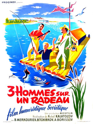 Poster Trois hommes sur un radeau 1954