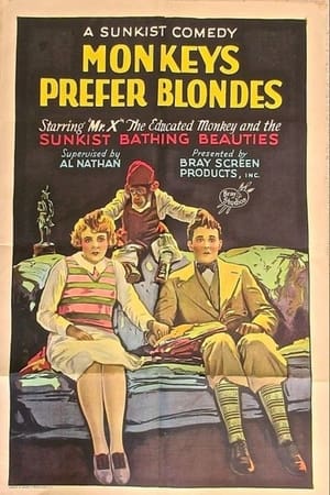 Poster Monkeys Prefer Blondes (1926)