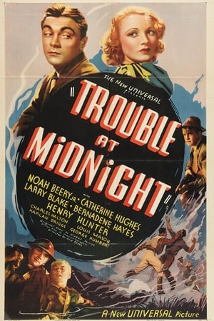 Poster Trouble at Midnight 1937