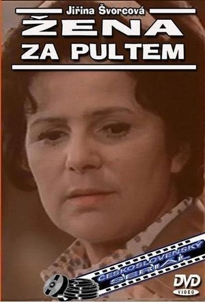 Žena za pultem poster