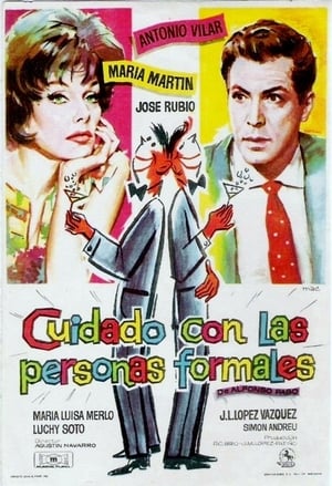 Poster Cuidado con las personas formales (1961)