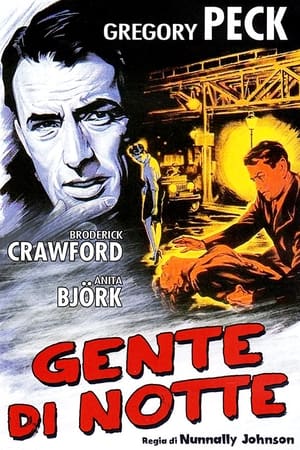 Poster Gente di notte 1954