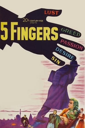 Poster 5 Fingers 1952