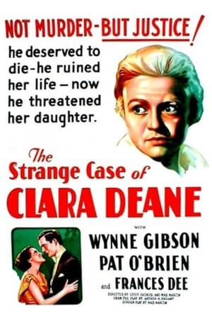 Poster The Strange Case of Clara Deane (1932)