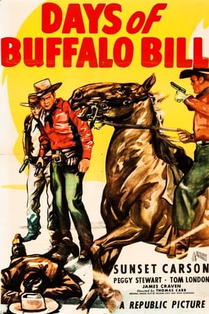 Poster Days of Buffalo Bill 1946