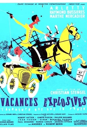 Poster Vacances explosives 1957