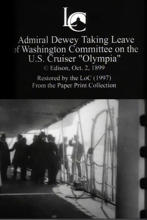 Poster di Admiral Dewey Taking Leave of Washington Committee on the U.S. Cruiser 'Olympia'