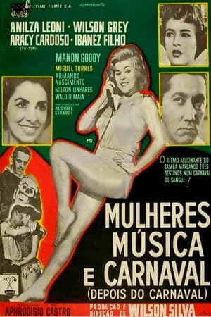 Poster Mulheres, Música e Carnaval (1959)