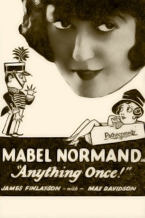 Poster Anything Once! 1927