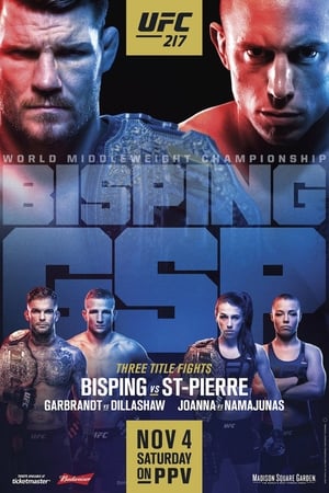 Poster UFC 217: Bisping vs. St-Pierre 2017