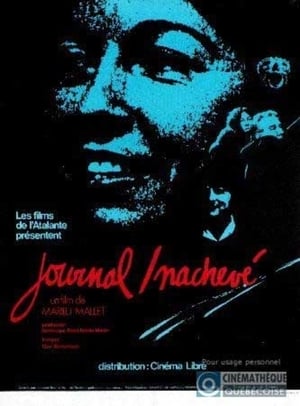 Poster Journal inachevé 1982
