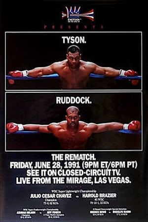 Poster Mike Tyson vs Donovan Razor Ruddock II 1991