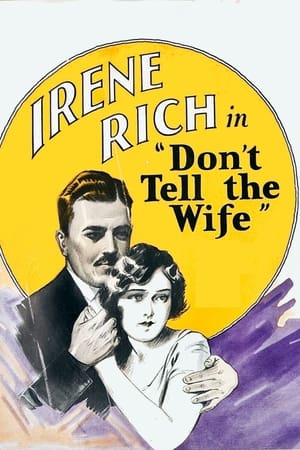 Poster Don't Tell the Wife 1927