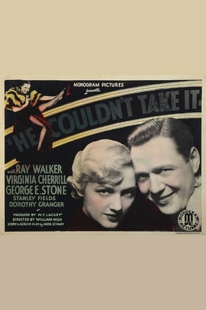 Poster He Couldn't Take It (1933)