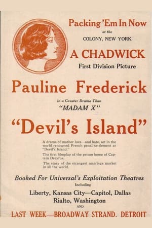 Poster Devil's Island 1926