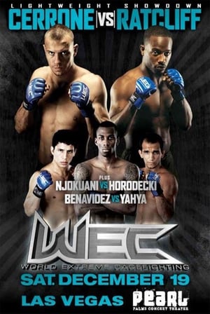 Poster WEC 45: Cerrone vs. Ratcliff 2009