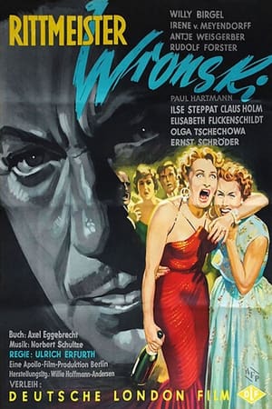 Poster Rittmeister Wronski 1954