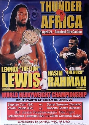 Image Lennox Lewis vs. Hasim Rahman