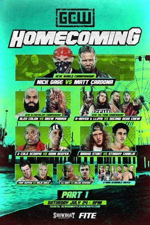 Poster GCW Homecoming Part I 2021
