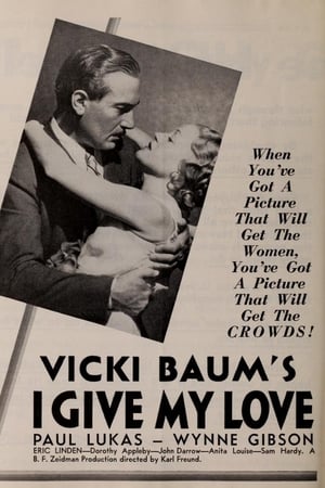 Poster I Give My Love 1934