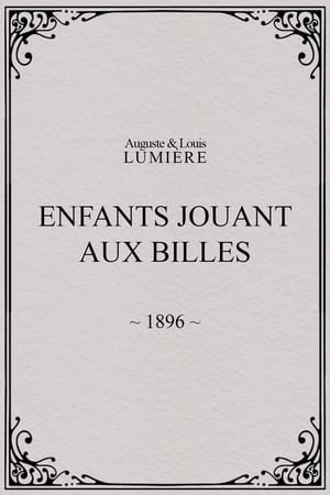 Enfants jouant aux billes