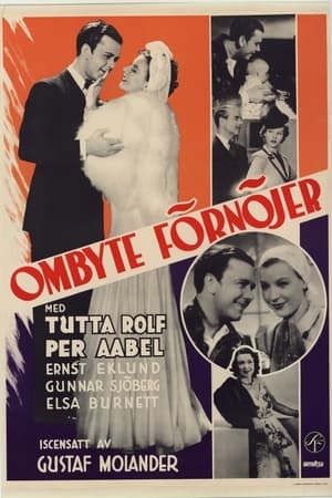 Poster Ombyte förnöjer (1939)