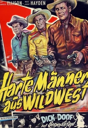 Poster Harte Männer aus Wildwest 1950