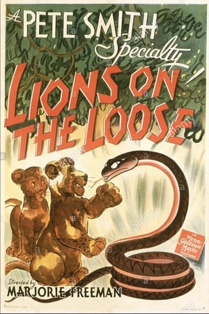 Poster Lions on the Loose 1941