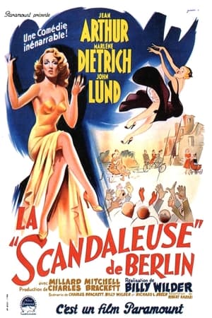 Poster La Scandaleuse de Berlin 1948