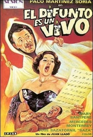 Poster El difunto es un vivo (1956)