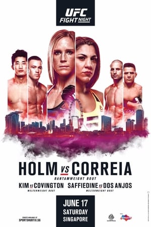 Poster UFC Fight Night 111: Holm vs. Correia 2017
