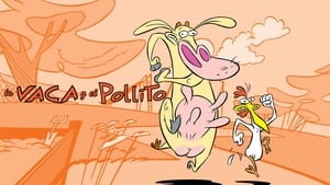 poster Cow and Chicken