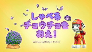 しゃべるチョウチョをおえ！